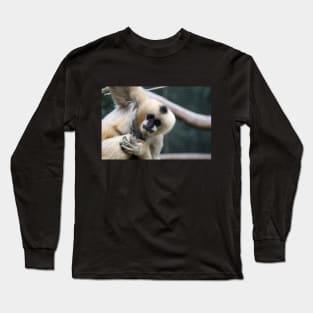 White-Cheeked Gibbon Long Sleeve T-Shirt